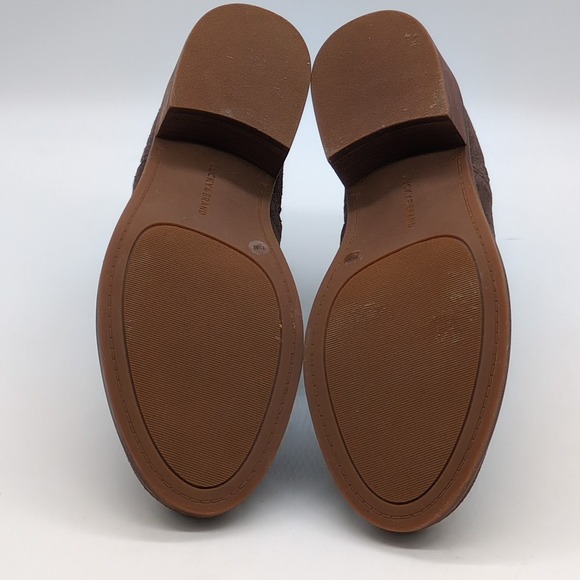 Lucky Brand Shoes Womens LK-Pogan Gray 7.5 Suede Ankle Boot Stretch Comfort - Picture 7 of 11